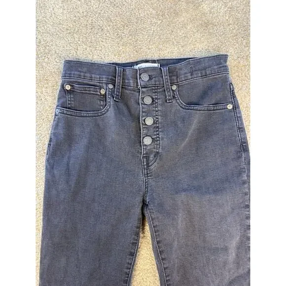 Madewell Jeans Womens Size 27 Black Wash Cali Demi-Boot Jeans Denim E151 - Picture 3 of 16